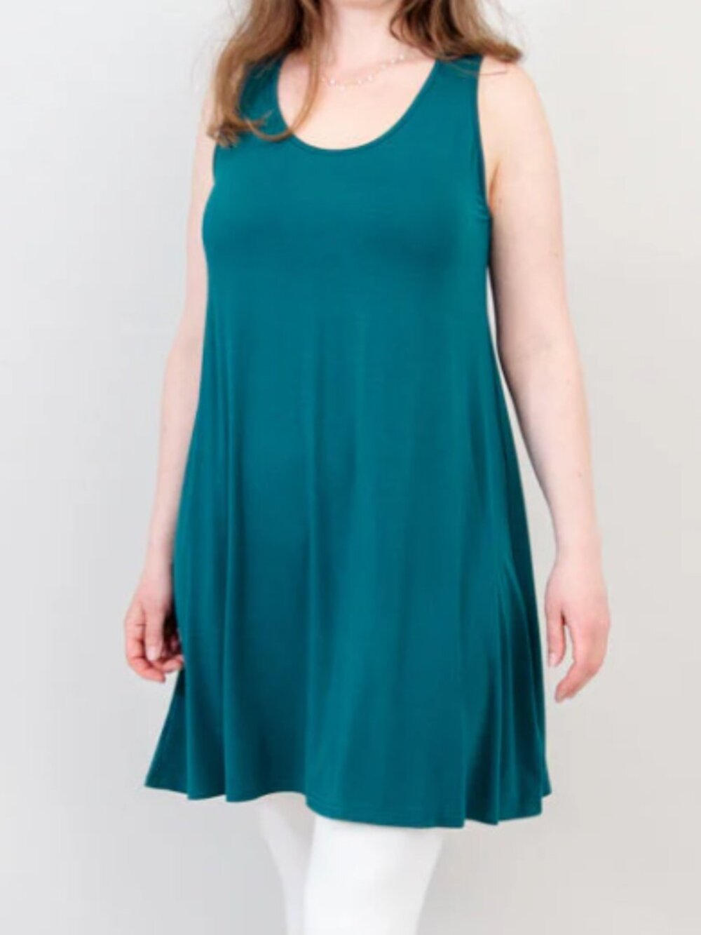 Blue Sky Spirit Dress (Teal, Bamboo)